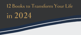 Text: Twelve Books to Transform Your Life in 2024