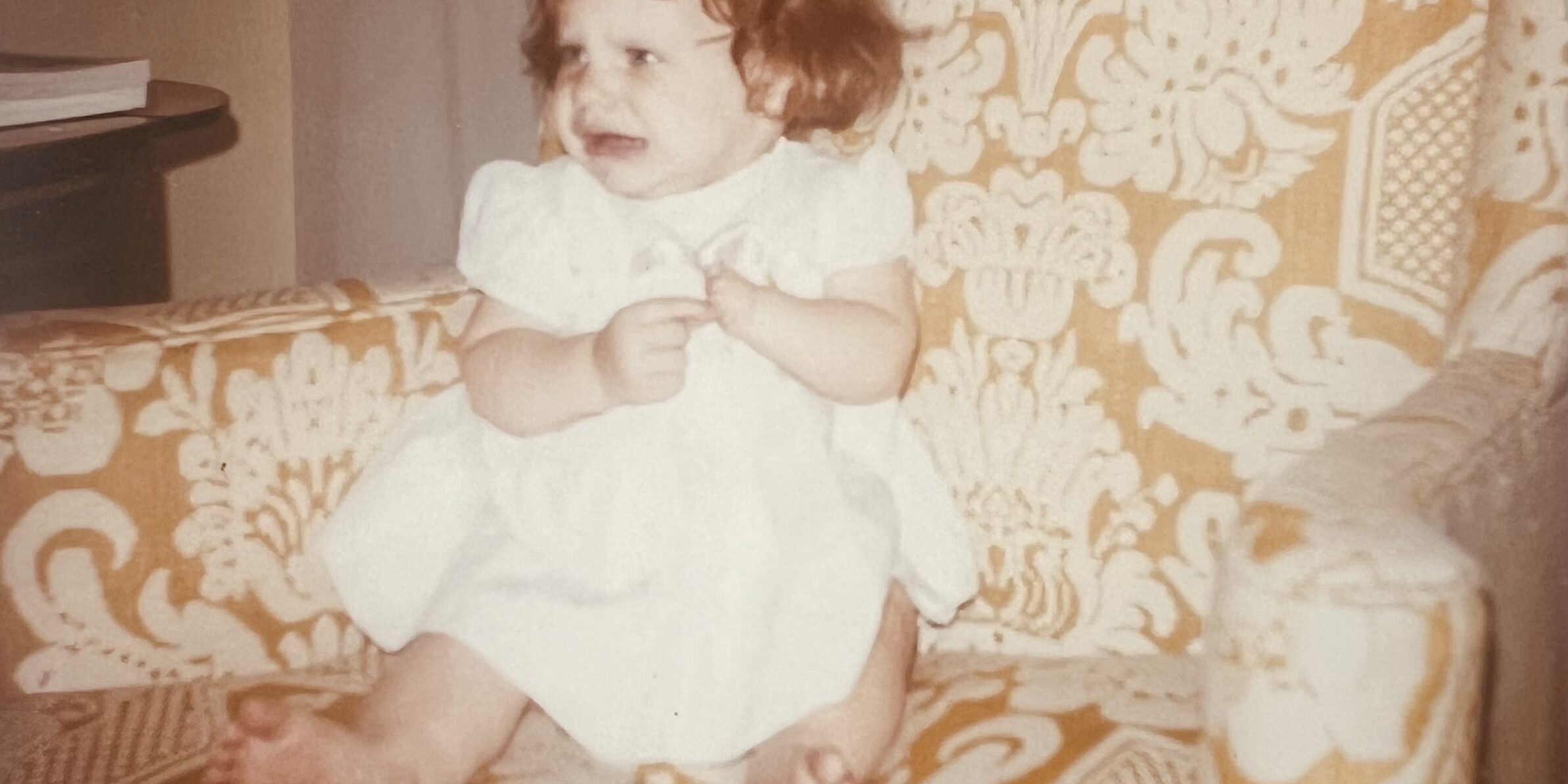 A picture of my younger self at 1 year old