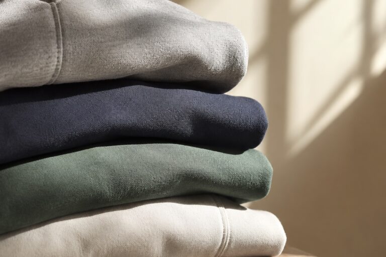 group of four sweatshirts